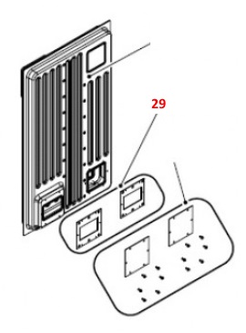 Haas+Sohn Pelletto 417.08 Revisionsdichtung Set Inspektonsdeckeldichtung