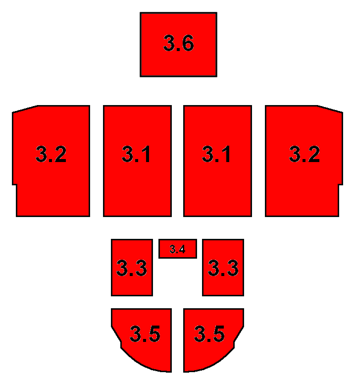 Justus Viking okładzina komory paleniskowej D