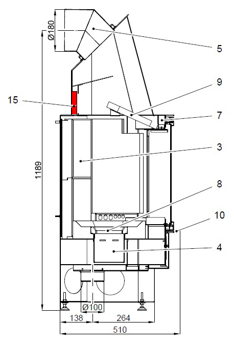 Haas+Sohn Lyon II Isolierstein Schamottestein