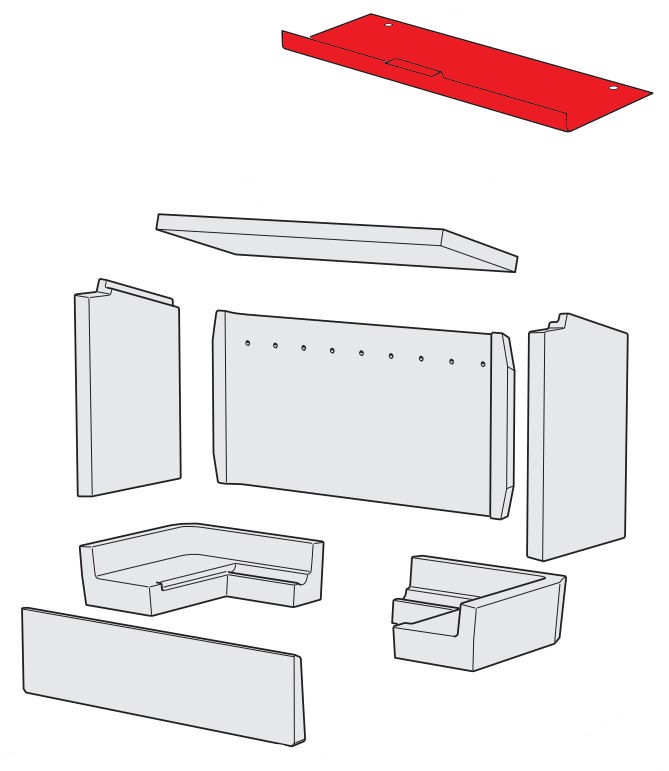 Contura i31 Zugumlenkung Stahl