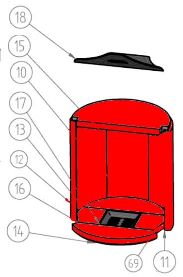 Justus Faro Plus Feuerraumauskleidung Brennraumauskleidung