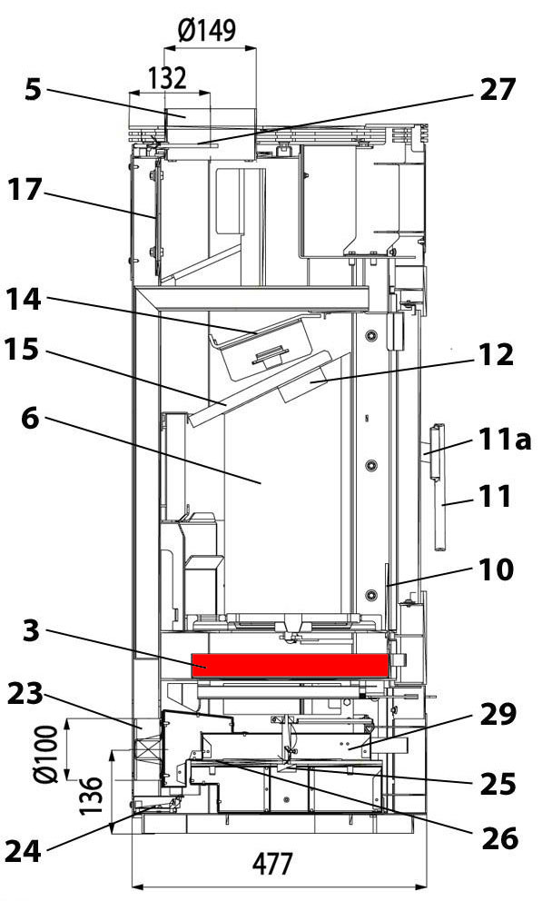 Haas+Sohn I 2060 Aschekasten