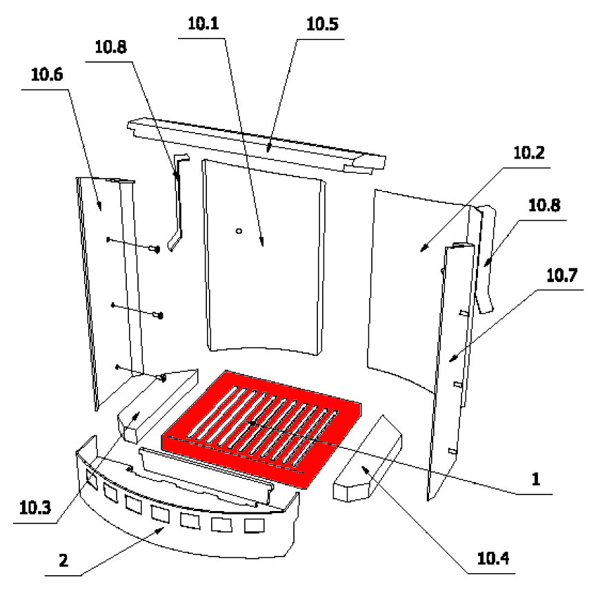 Oranier K8 ruszt