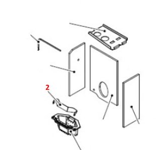 Haas+Sohn Pallazza III 519.08 Brennerkeil Verbrennungskeil 