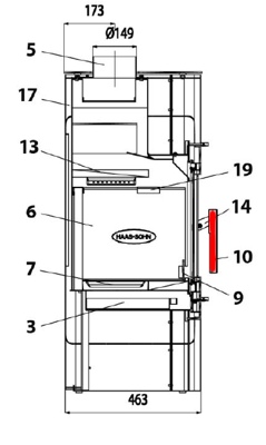 Haas-Sohn Cers 469.17 uchwyt drzwi