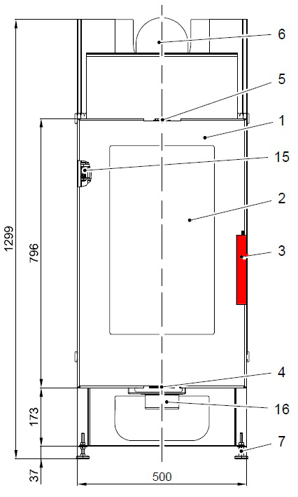 Haas-Sohn Pinus 218.17 uchwyt drzwi