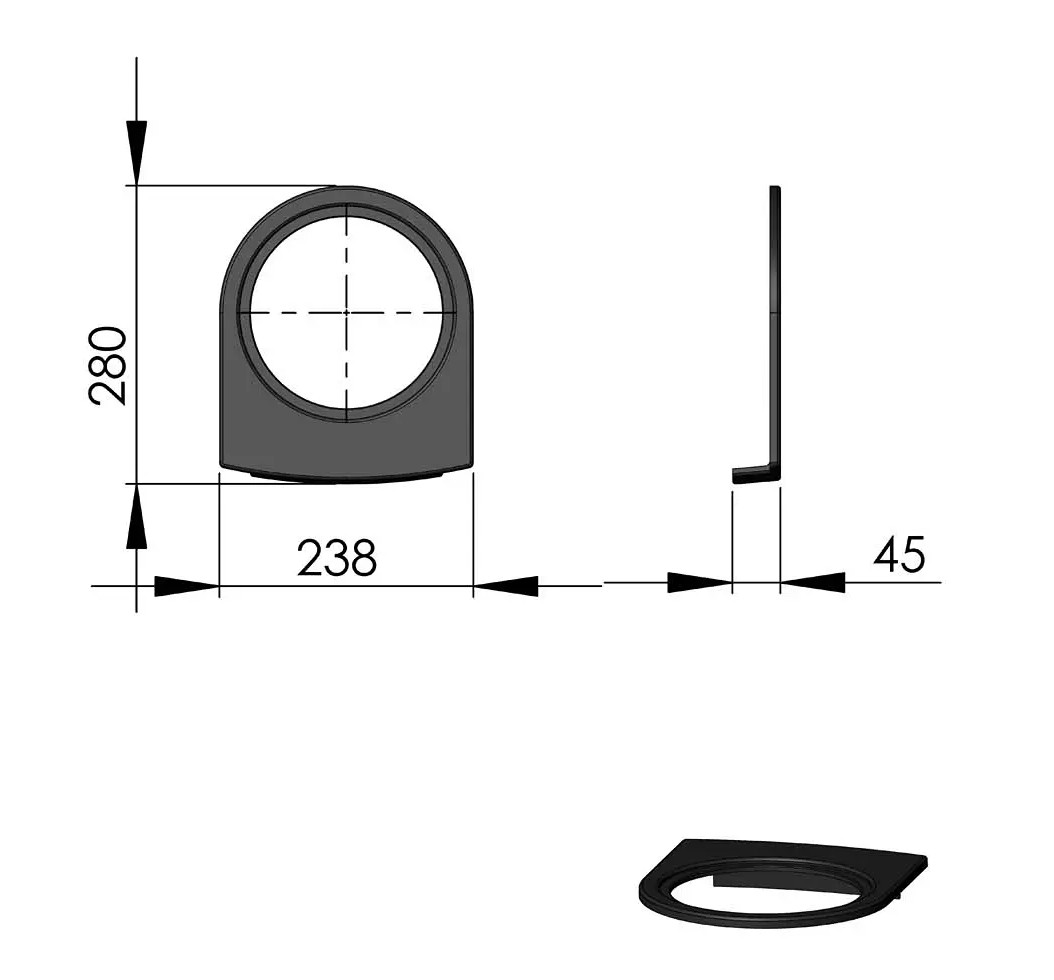 Termatech TT80 górny ruszt odlew