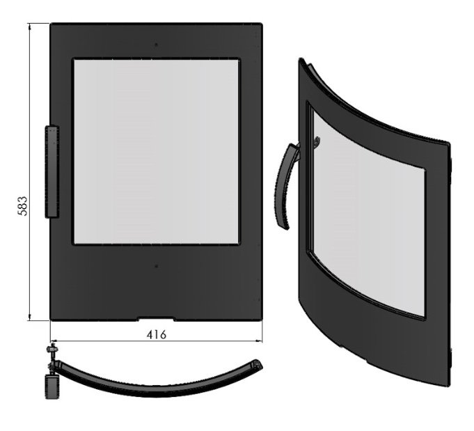 Termatech TT40 drzwi zestwa szary