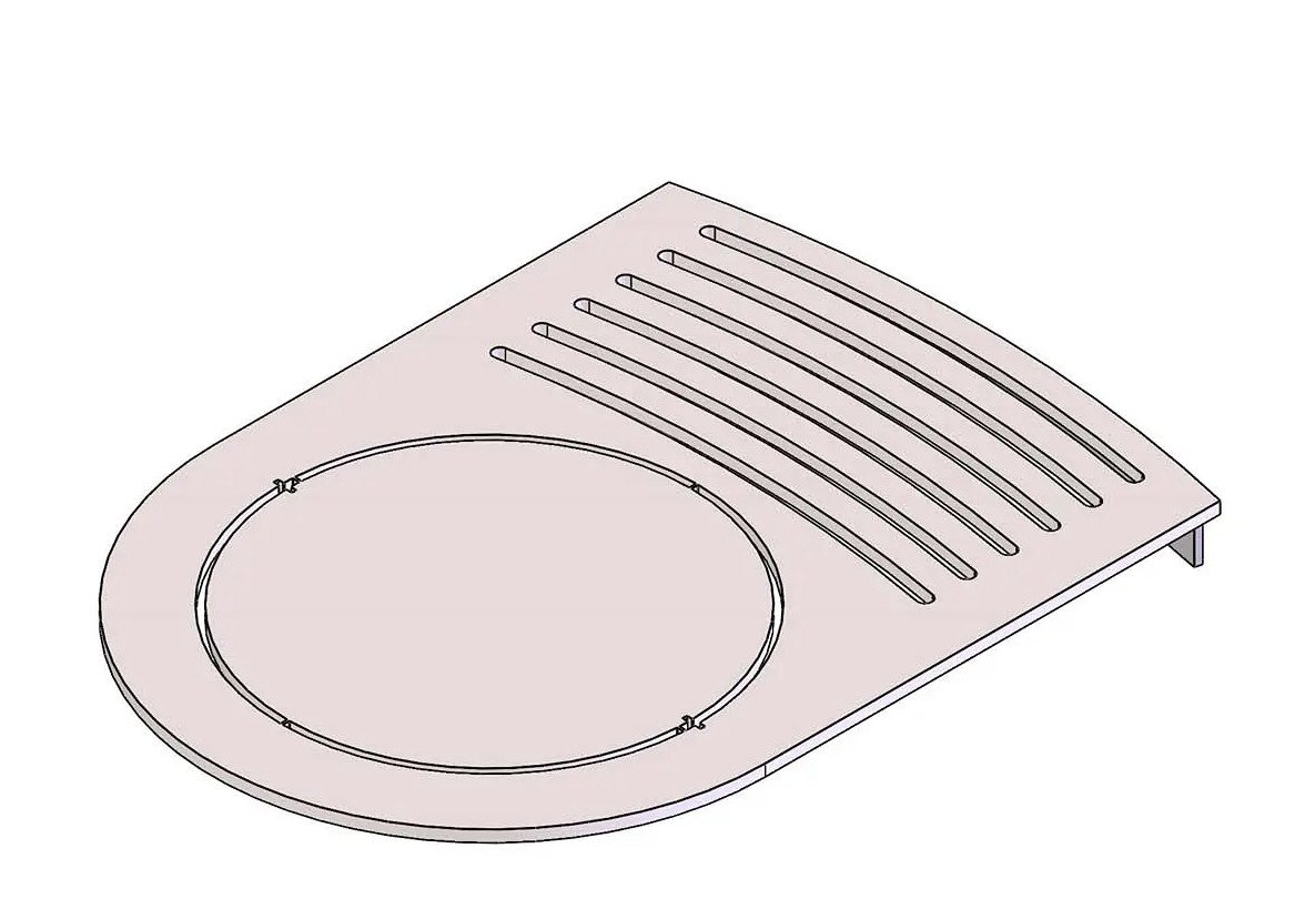 Termatech TT22HST górny ruszt stal