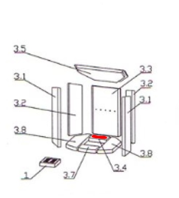 Oranier Arktis 4 Bodenstein hinten liegender Feuerraumstein