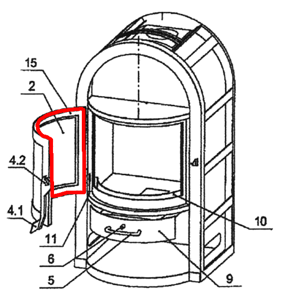 Justus Viking Türdichtung D Türband