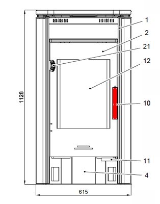 Haas-Sohn Eifel II 230.17 uchwyt drzwi