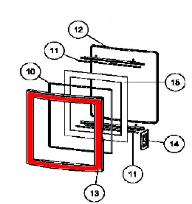 Austroflamm Chester Compact drzwi