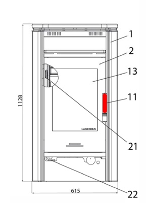 Haas-Sohn Eifel 230.17 uchwyt drzwi