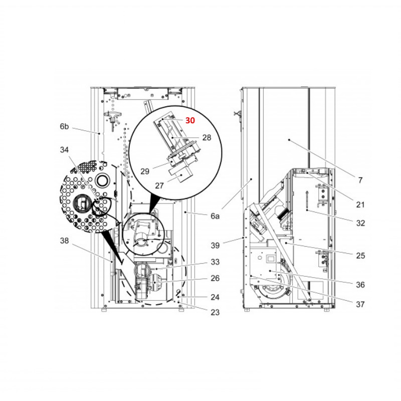 Haas+Sohn Pallazza II 534.08 Schneckenlager oben