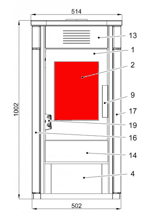 Haas+Sohn Javus II 204.14 Sichtscheibe