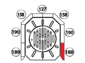 Haas+Sohn Nordland 215.15 Pierre de paroi côté avant droit