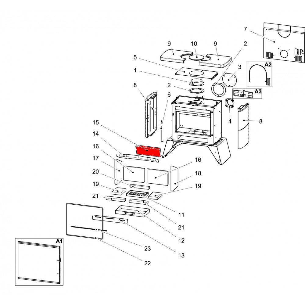 Haas+Sohn London II easy 347.15 Zugumlenkung oben