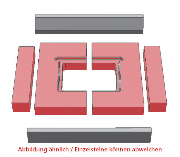 Schmid Lina TV 55/51 cegła podłogowa zestwa