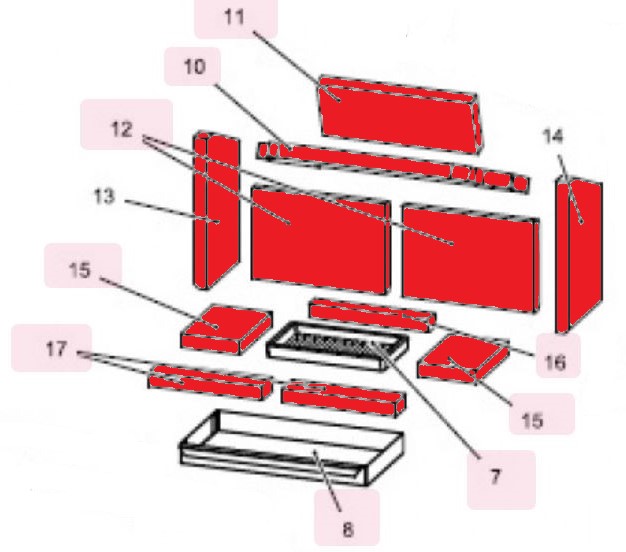 Haas+Sohn Levi easy Feuerraumauskleidung