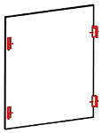 Oranier Nordik support de disque set A acier