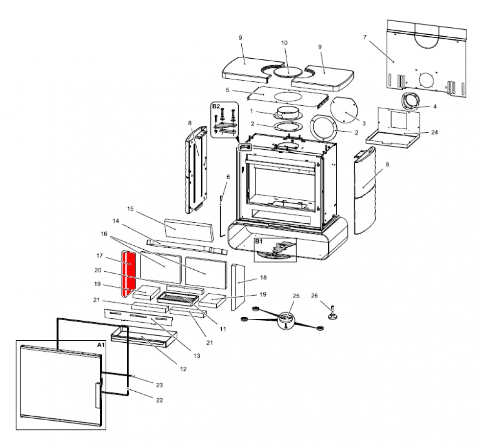 Haas+Sohn Fulham easy 347.15 Seitenstein links