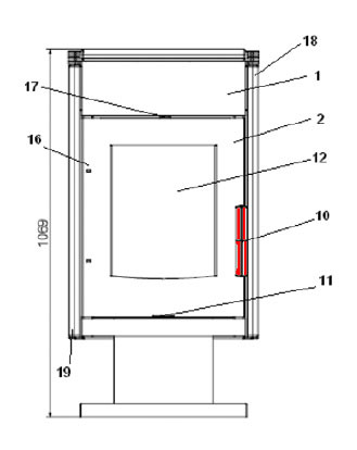 Haas-Sohn Moers 306.15 uchwyt drzwi