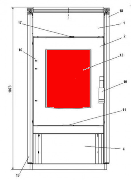 Haas+Sohn Montegrotto 305.15 Sichtscheibe Schauglas