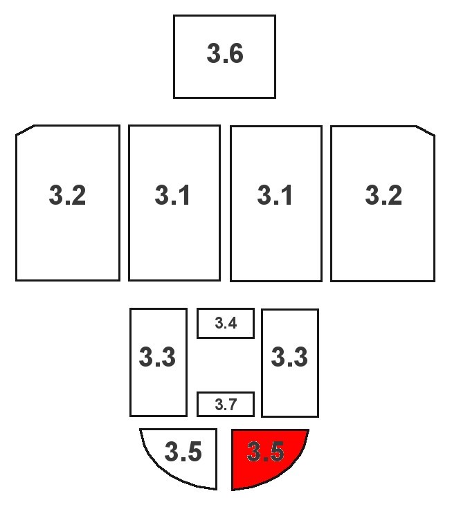 Justus Viking cegła przednia z prawej strony D