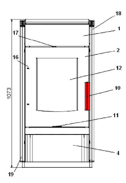 Haas-Sohn Molde 305.15 uchwyt drzwi