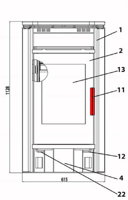 Haas-Sohn Nordal 249.17 uchwyt drzwi