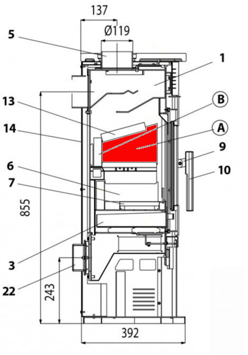 Haas+Sohn Javus 203.14 Seitenstein rechts oben