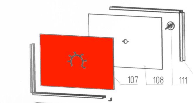 Wamsler K128 vitre à l'extérieur vitrocéramique