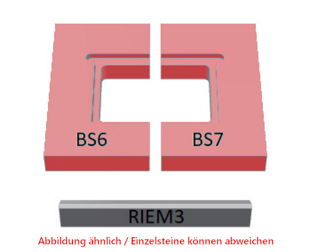 Schmid Lina 45/51 cegła podłogowa zestwa A