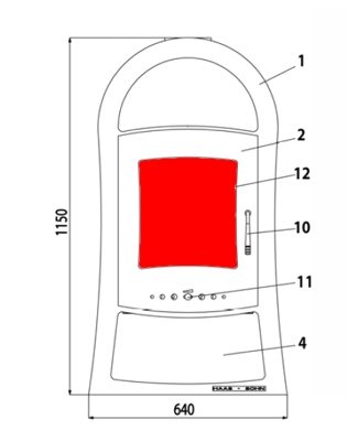 Haas+Sohn Vestre 368.19 vitre verre