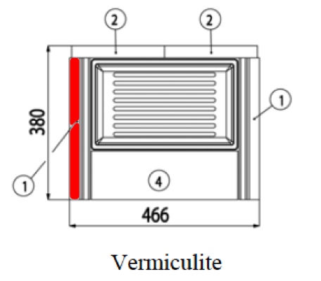 Haas+Sohn Warburg 367.19 Seitenstein links Feuerraumstein