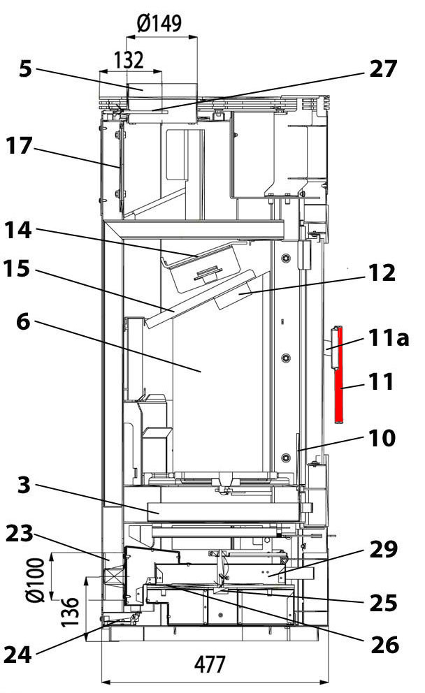 Haas-Sohn I 3020 uchwyt drzwi