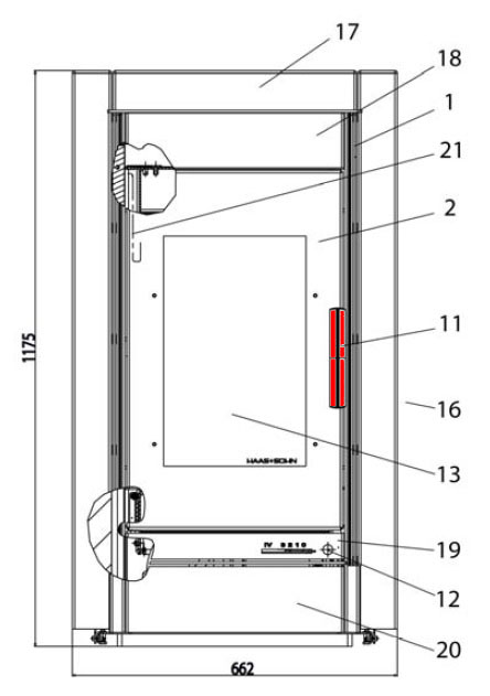 Haas-Sohn Kerpen 232.17 uchwyt drzwi