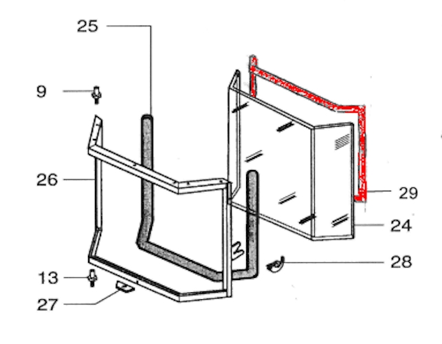 Supra Saphir 1701 Scheibendichtung Dichtung