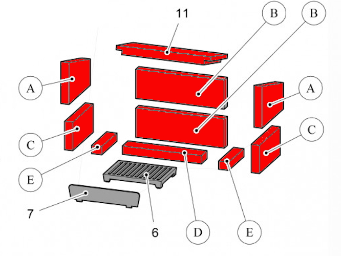 Haas+Sohn Javus II 204.14 Feuerraumauskleidung