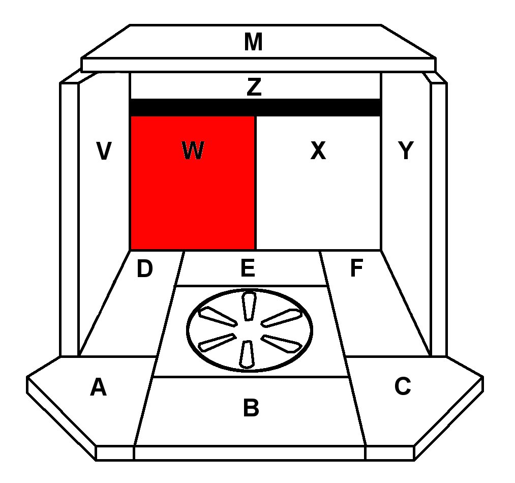 Skantherm Adano Rückwandstein links B Brennraumstein