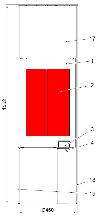 Haas+Sohn Kalius II 286.12 Sichtscheibe