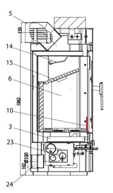 Haas+Sohn Kerpen 232.17 Stehrost Glutfang