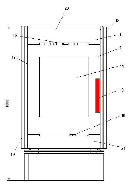 Haas-Sohn Palma 318.15 uchwyt drzwi